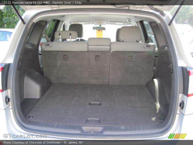 Radiant Silver / Gray 2010 Hyundai Santa Fe GLS 4WD