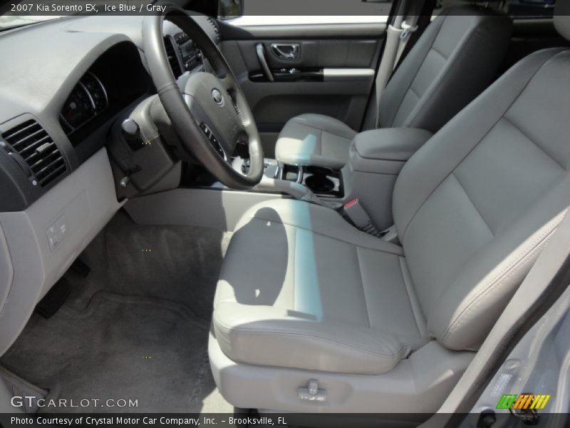 Ice Blue / Gray 2007 Kia Sorento EX