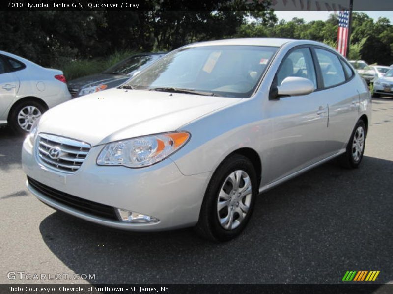 Quicksilver / Gray 2010 Hyundai Elantra GLS