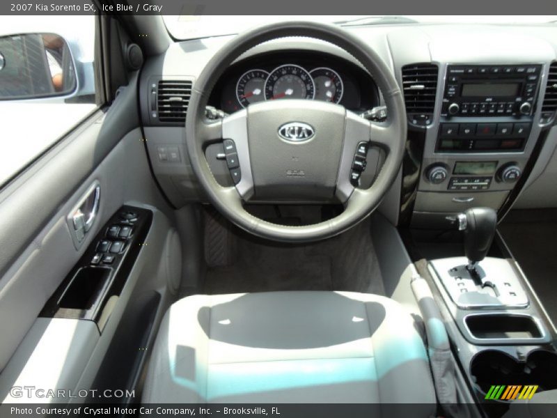 Ice Blue / Gray 2007 Kia Sorento EX