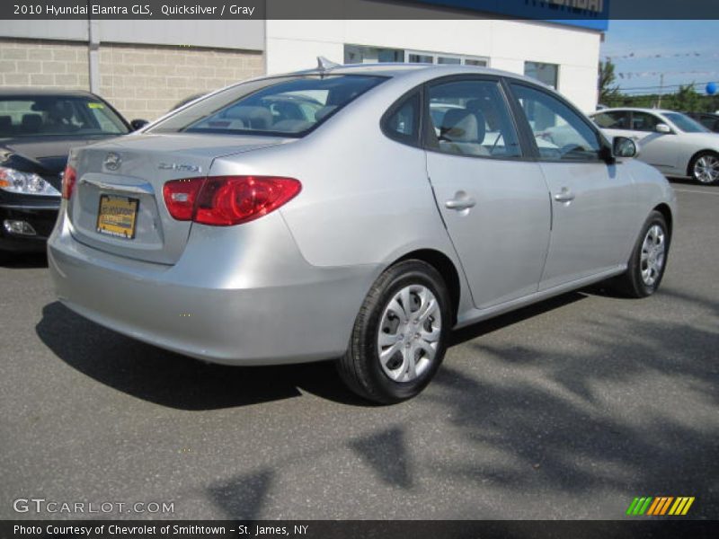 Quicksilver / Gray 2010 Hyundai Elantra GLS