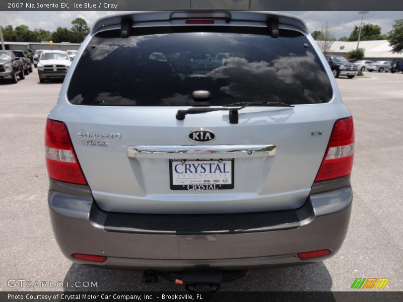 Ice Blue / Gray 2007 Kia Sorento EX