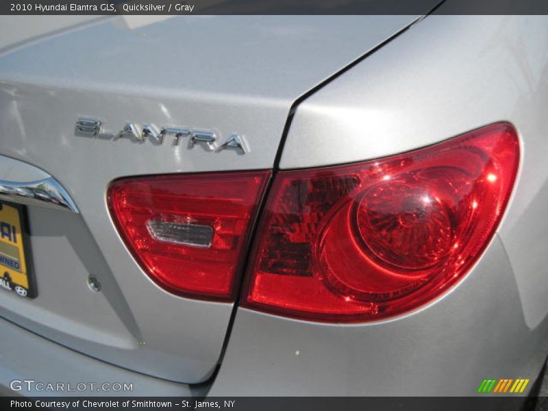 Quicksilver / Gray 2010 Hyundai Elantra GLS