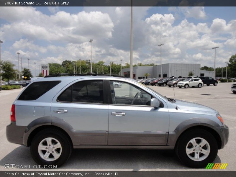 Ice Blue / Gray 2007 Kia Sorento EX