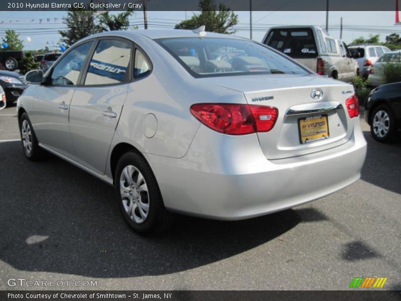 Quicksilver / Gray 2010 Hyundai Elantra GLS