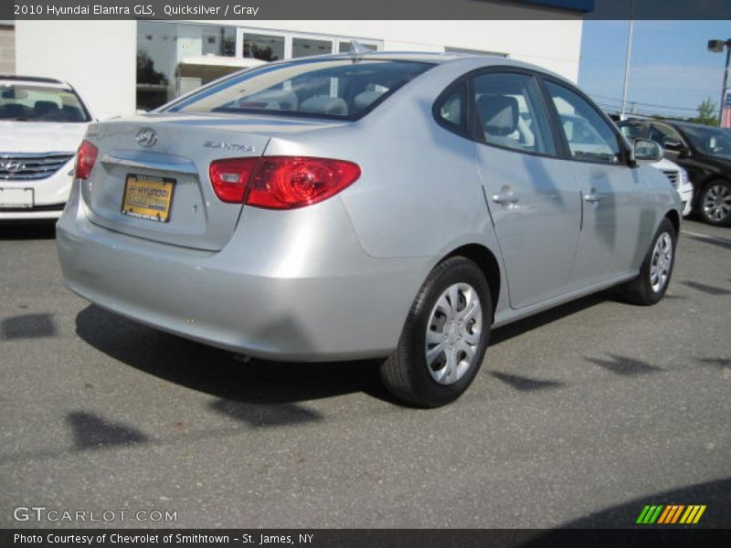 Quicksilver / Gray 2010 Hyundai Elantra GLS