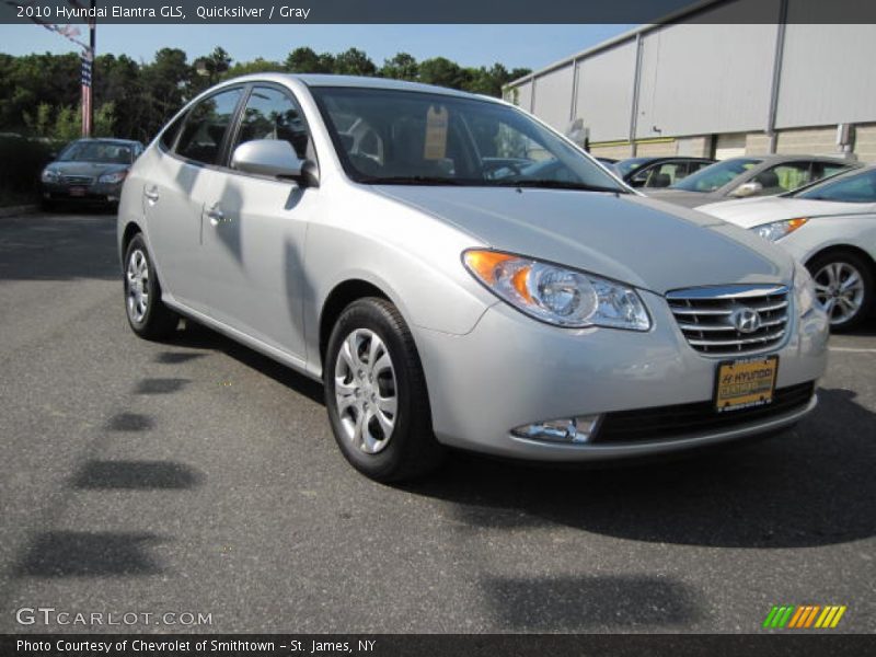 Quicksilver / Gray 2010 Hyundai Elantra GLS