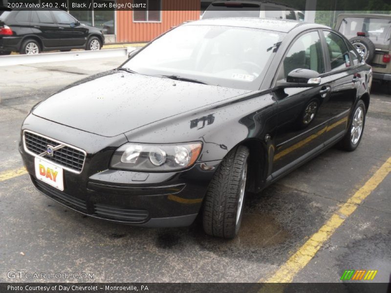 Black / Dark Beige/Quartz 2007 Volvo S40 2.4i