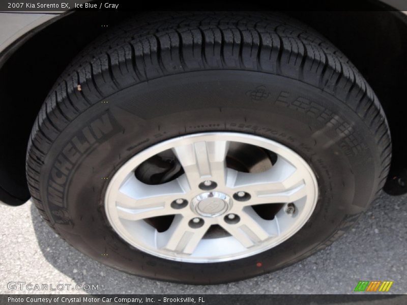 Ice Blue / Gray 2007 Kia Sorento EX