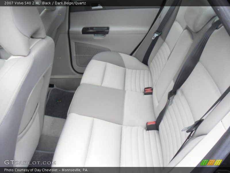Black / Dark Beige/Quartz 2007 Volvo S40 2.4i