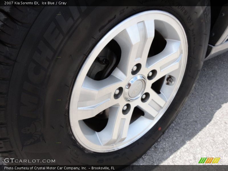 Ice Blue / Gray 2007 Kia Sorento EX