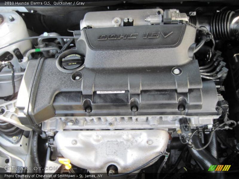 Quicksilver / Gray 2010 Hyundai Elantra GLS