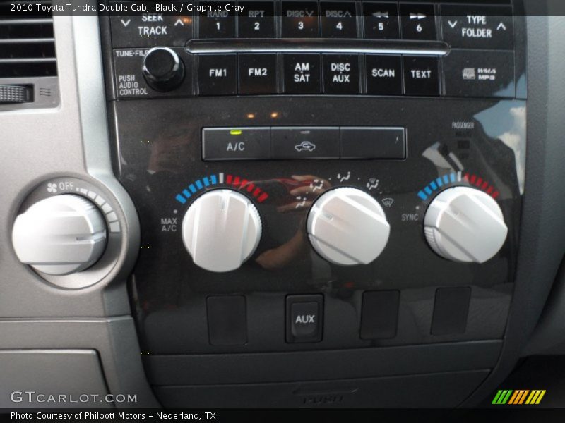 Black / Graphite Gray 2010 Toyota Tundra Double Cab