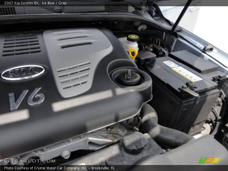 Ice Blue / Gray 2007 Kia Sorento EX