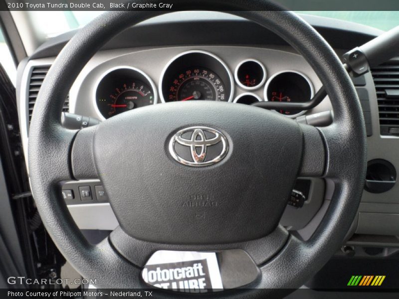 Black / Graphite Gray 2010 Toyota Tundra Double Cab