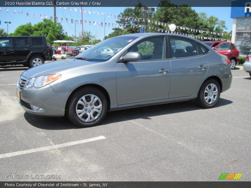 Carbon Gray Mist / Gray 2010 Hyundai Elantra GLS