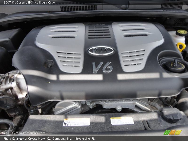 Ice Blue / Gray 2007 Kia Sorento EX