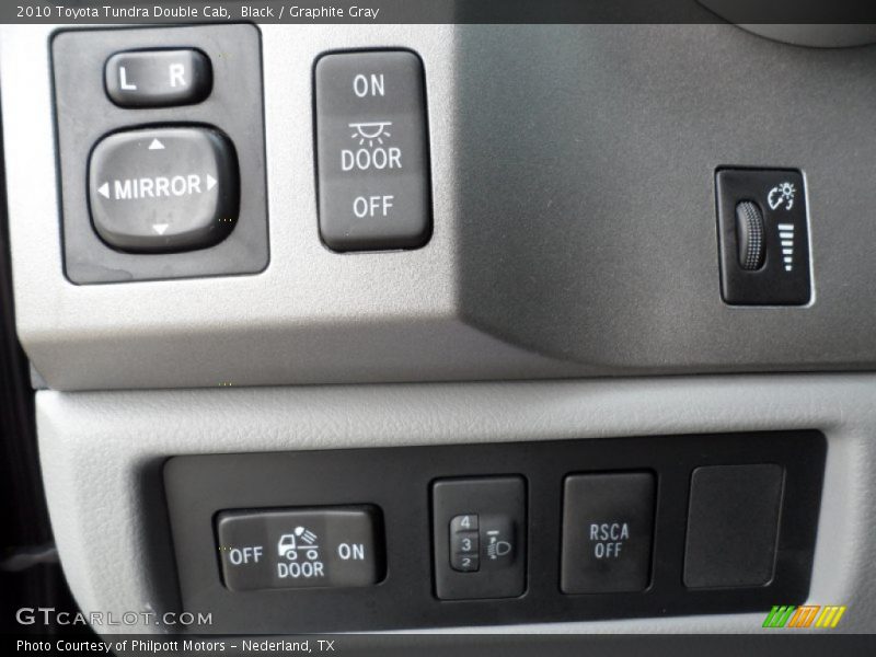 Black / Graphite Gray 2010 Toyota Tundra Double Cab