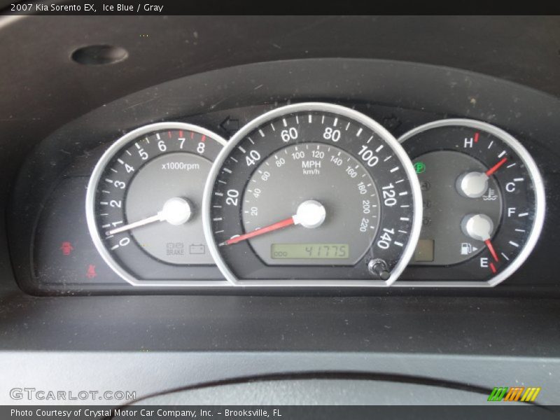 Ice Blue / Gray 2007 Kia Sorento EX
