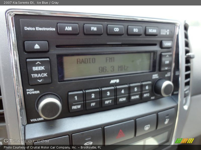 Ice Blue / Gray 2007 Kia Sorento EX