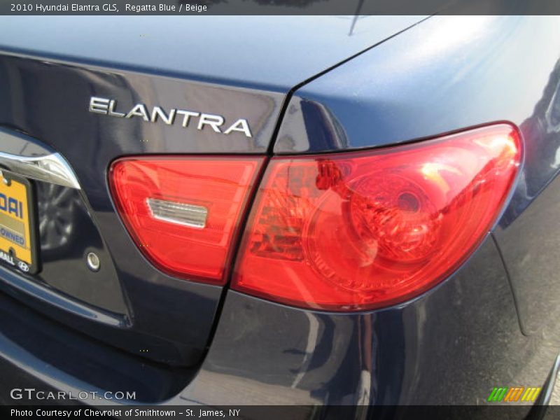 Regatta Blue / Beige 2010 Hyundai Elantra GLS
