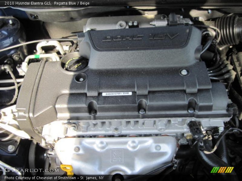 Regatta Blue / Beige 2010 Hyundai Elantra GLS