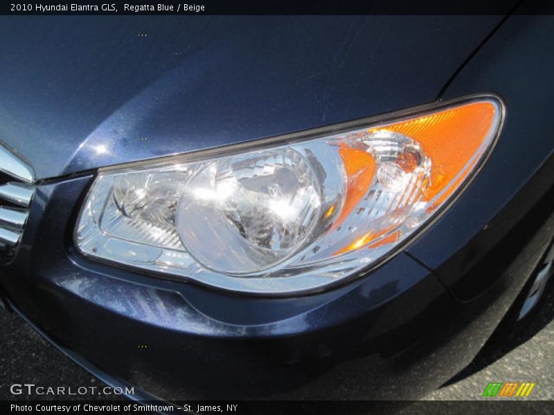 Regatta Blue / Beige 2010 Hyundai Elantra GLS