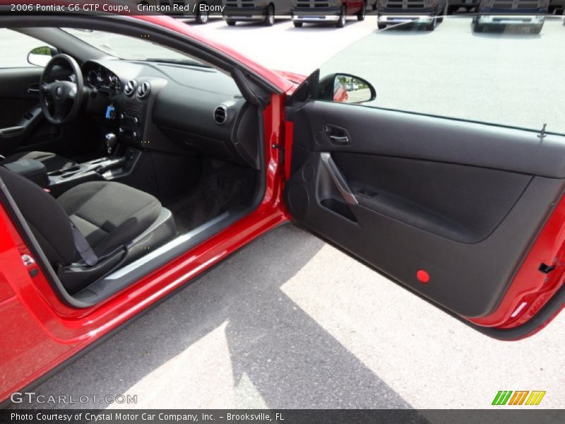 Crimson Red / Ebony 2006 Pontiac G6 GTP Coupe
