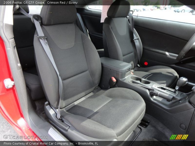  2006 G6 GTP Coupe Ebony Interior