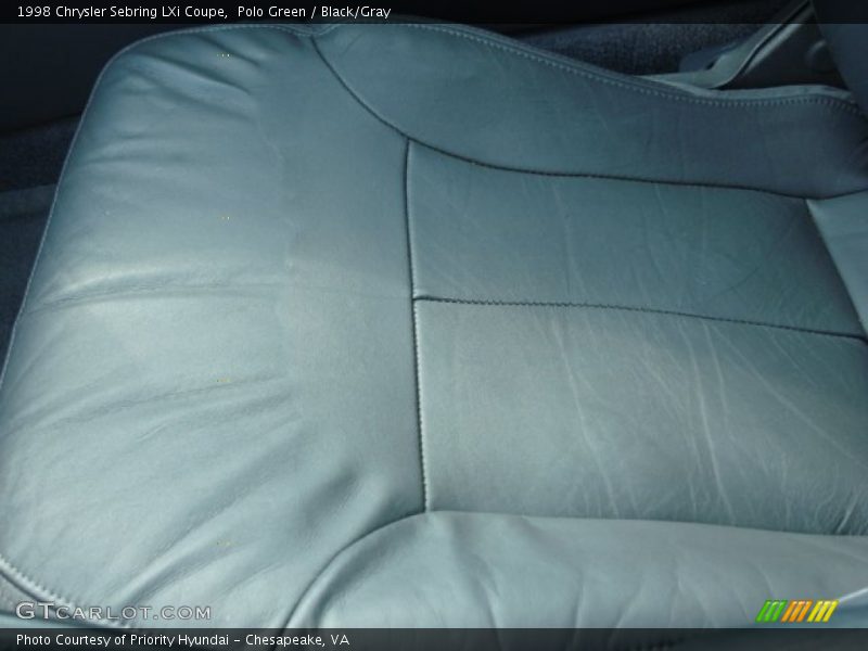 Polo Green / Black/Gray 1998 Chrysler Sebring LXi Coupe