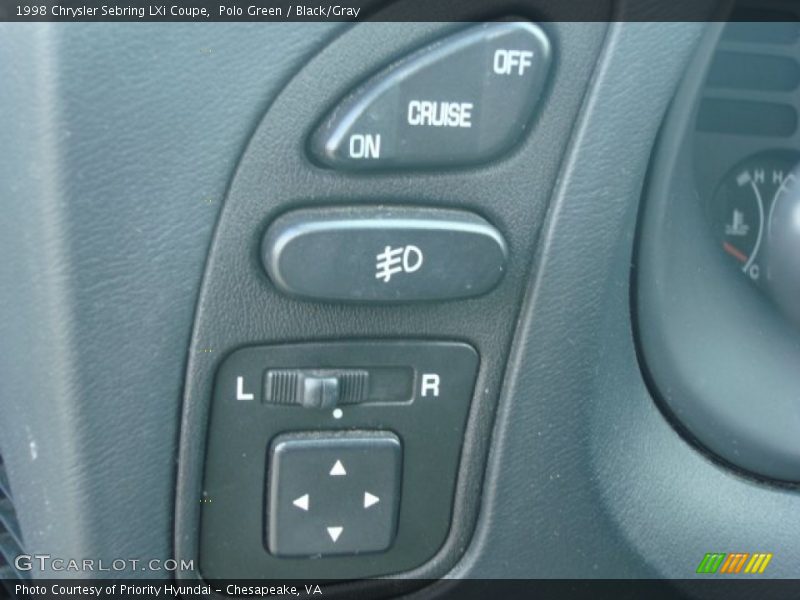 Polo Green / Black/Gray 1998 Chrysler Sebring LXi Coupe