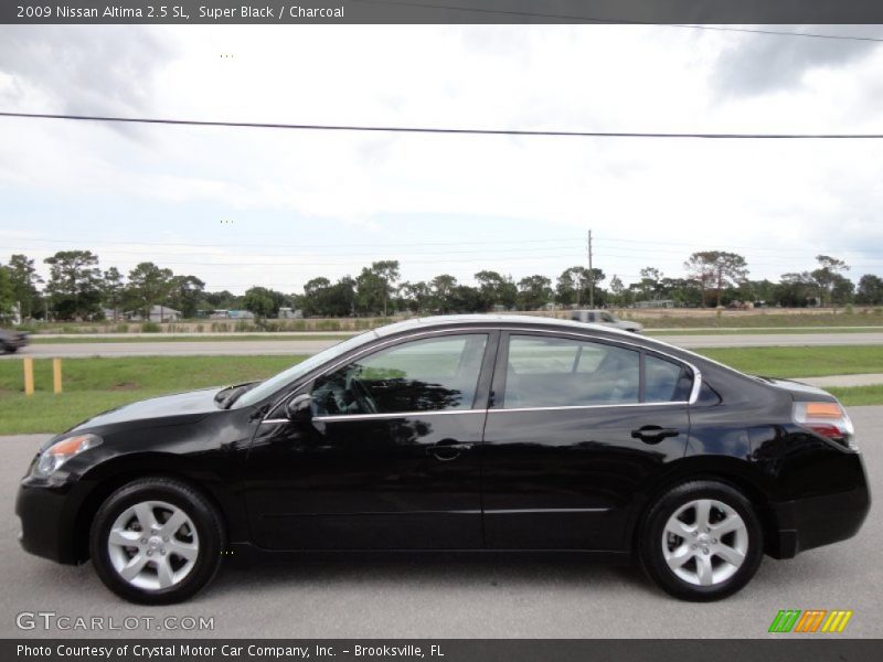 Super Black / Charcoal 2009 Nissan Altima 2.5 SL