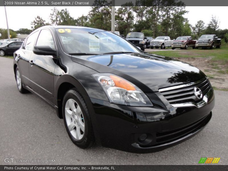 Super Black / Charcoal 2009 Nissan Altima 2.5 SL