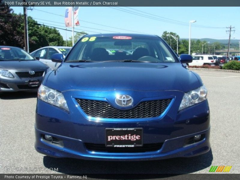 Blue Ribbon Metallic / Dark Charcoal 2008 Toyota Camry SE V6