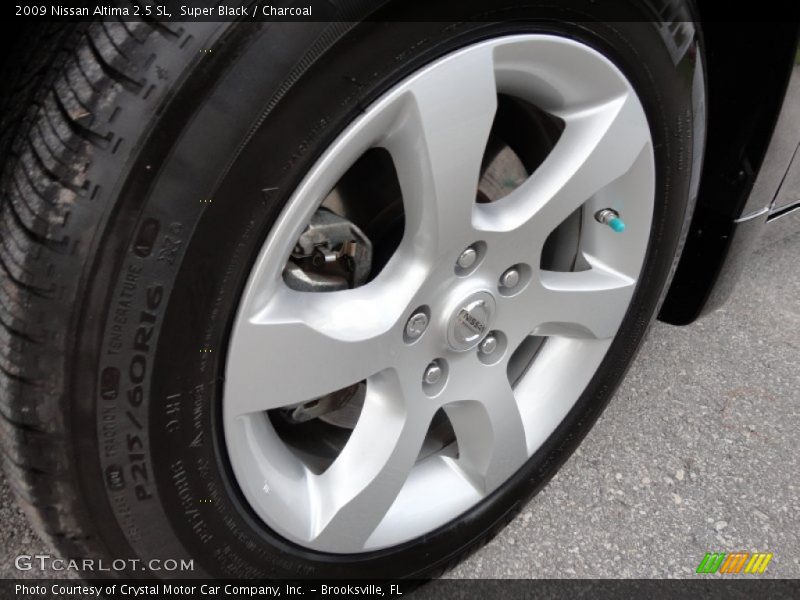 Super Black / Charcoal 2009 Nissan Altima 2.5 SL