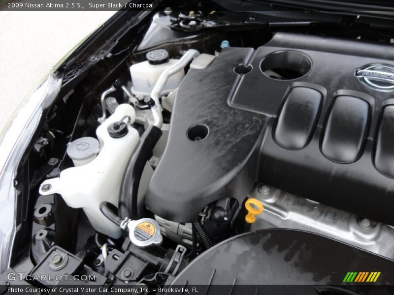 Super Black / Charcoal 2009 Nissan Altima 2.5 SL