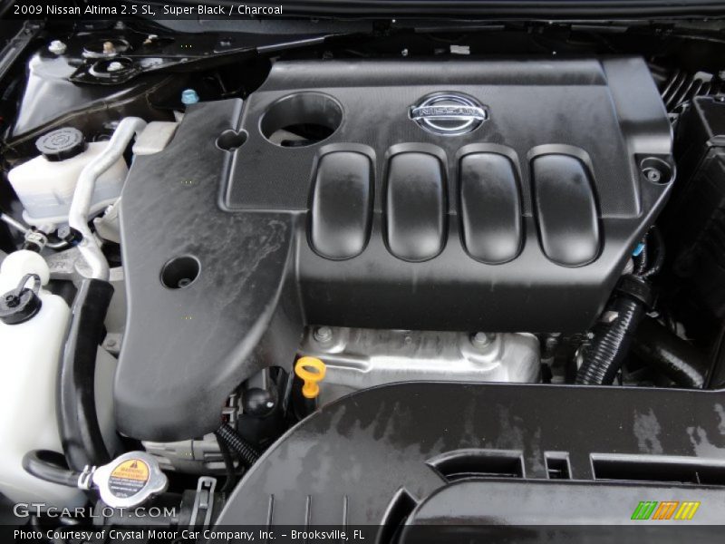 Super Black / Charcoal 2009 Nissan Altima 2.5 SL