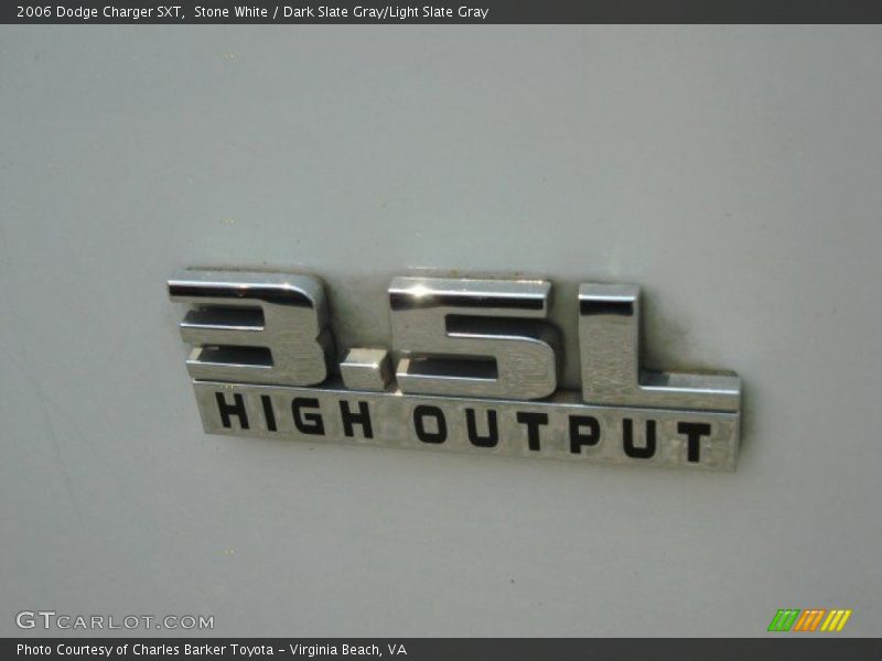 Stone White / Dark Slate Gray/Light Slate Gray 2006 Dodge Charger SXT