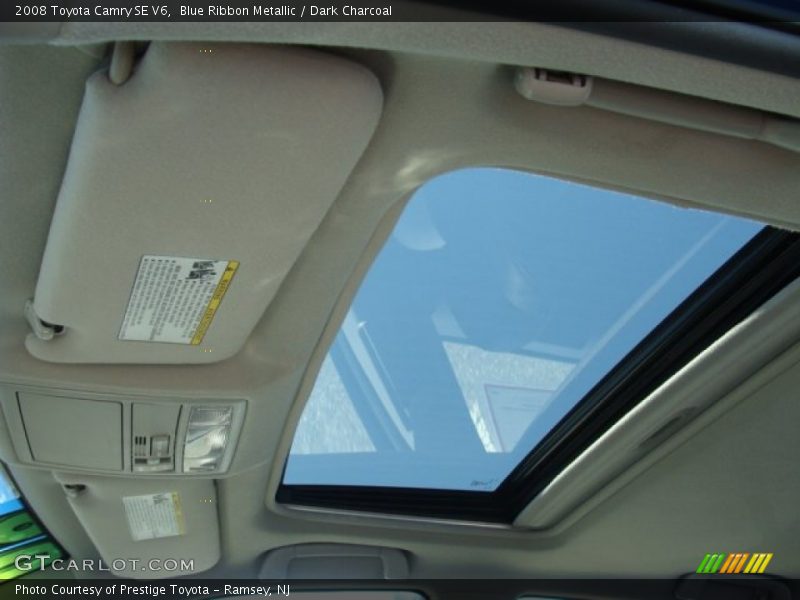 Blue Ribbon Metallic / Dark Charcoal 2008 Toyota Camry SE V6