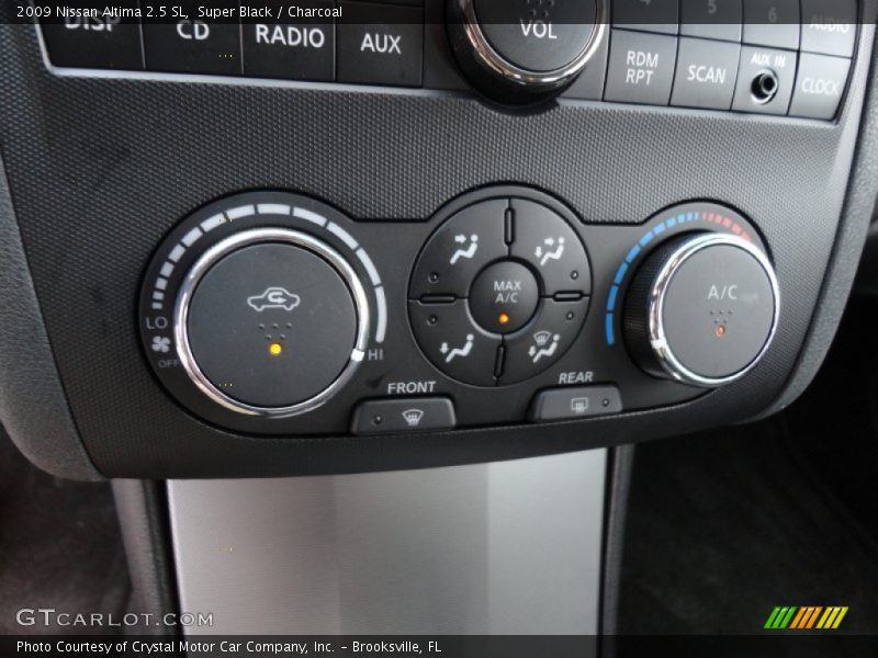 Super Black / Charcoal 2009 Nissan Altima 2.5 SL