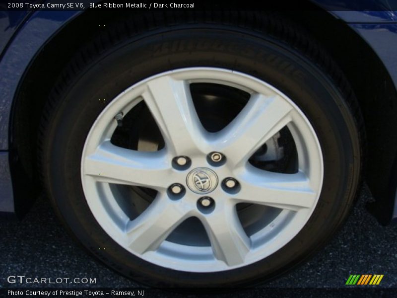 Blue Ribbon Metallic / Dark Charcoal 2008 Toyota Camry SE V6