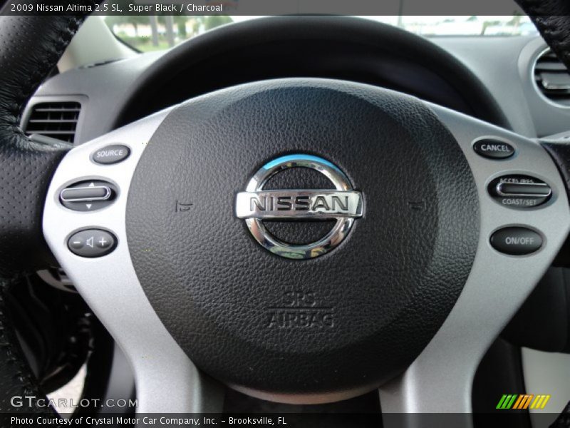 Super Black / Charcoal 2009 Nissan Altima 2.5 SL