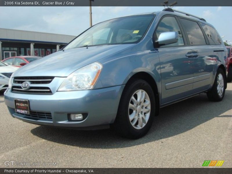 Glacier Blue / Gray 2006 Kia Sedona EX