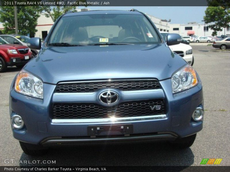 Pacific Blue Metallic / Ash 2011 Toyota RAV4 V6 Limited 4WD