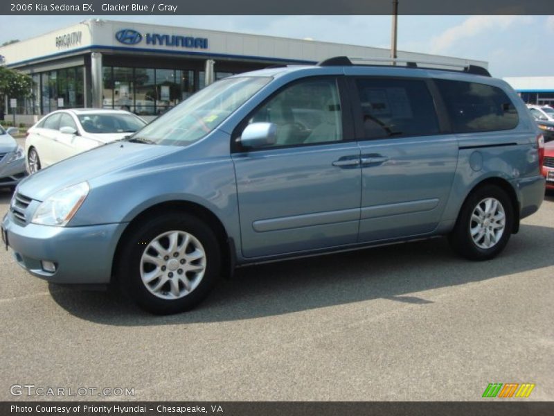 Glacier Blue / Gray 2006 Kia Sedona EX
