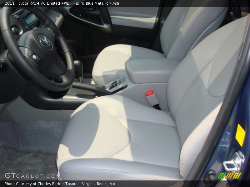 Pacific Blue Metallic / Ash 2011 Toyota RAV4 V6 Limited 4WD