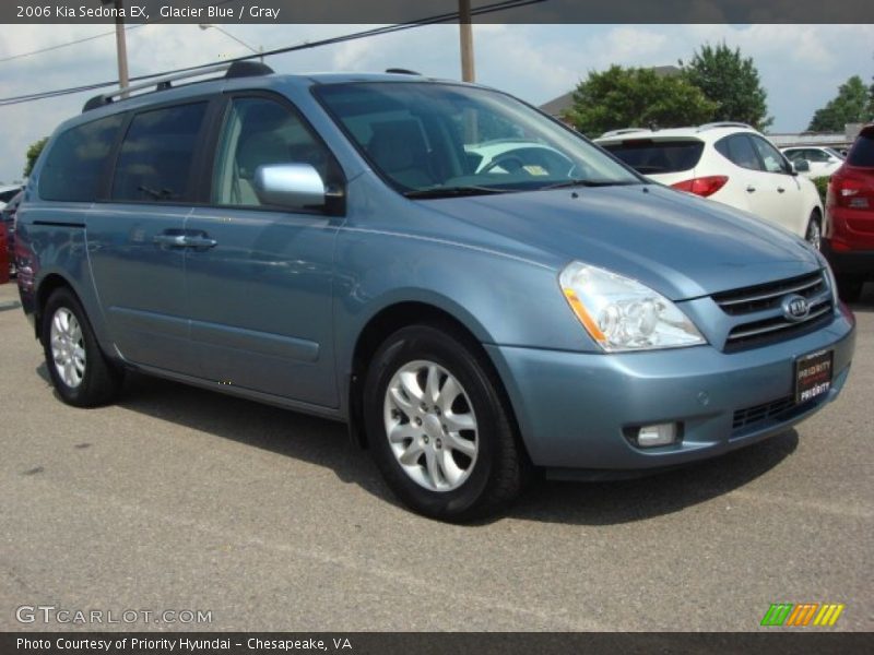 Glacier Blue / Gray 2006 Kia Sedona EX
