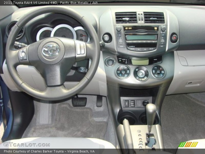 Pacific Blue Metallic / Ash 2011 Toyota RAV4 V6 Limited 4WD