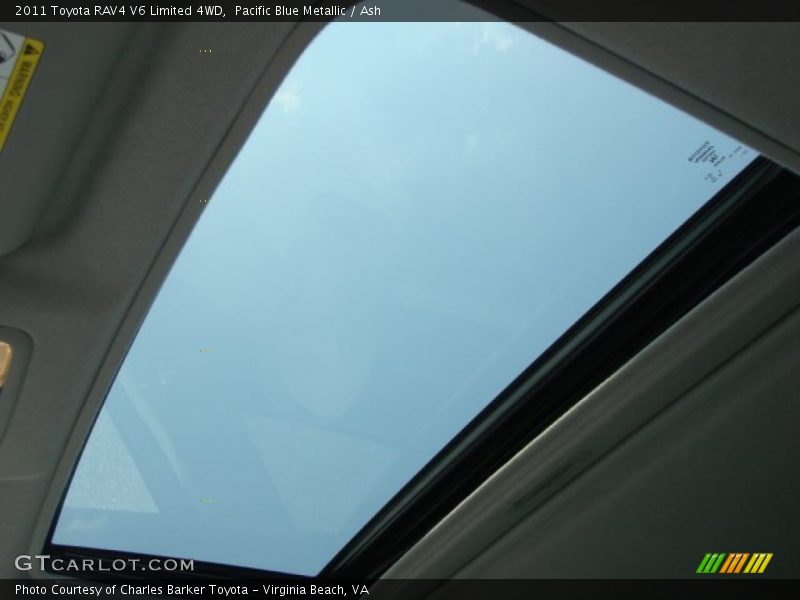 Pacific Blue Metallic / Ash 2011 Toyota RAV4 V6 Limited 4WD