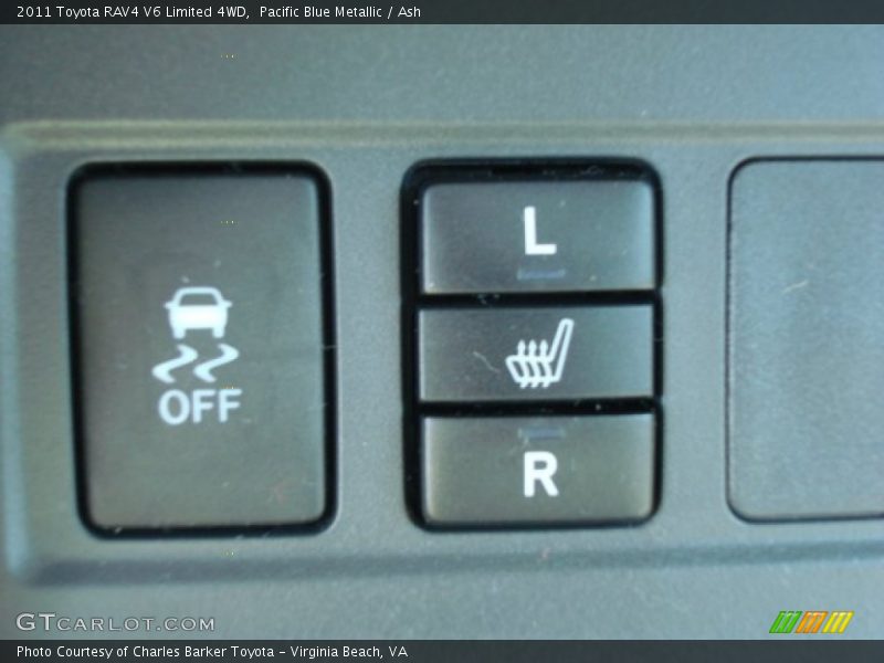 Pacific Blue Metallic / Ash 2011 Toyota RAV4 V6 Limited 4WD